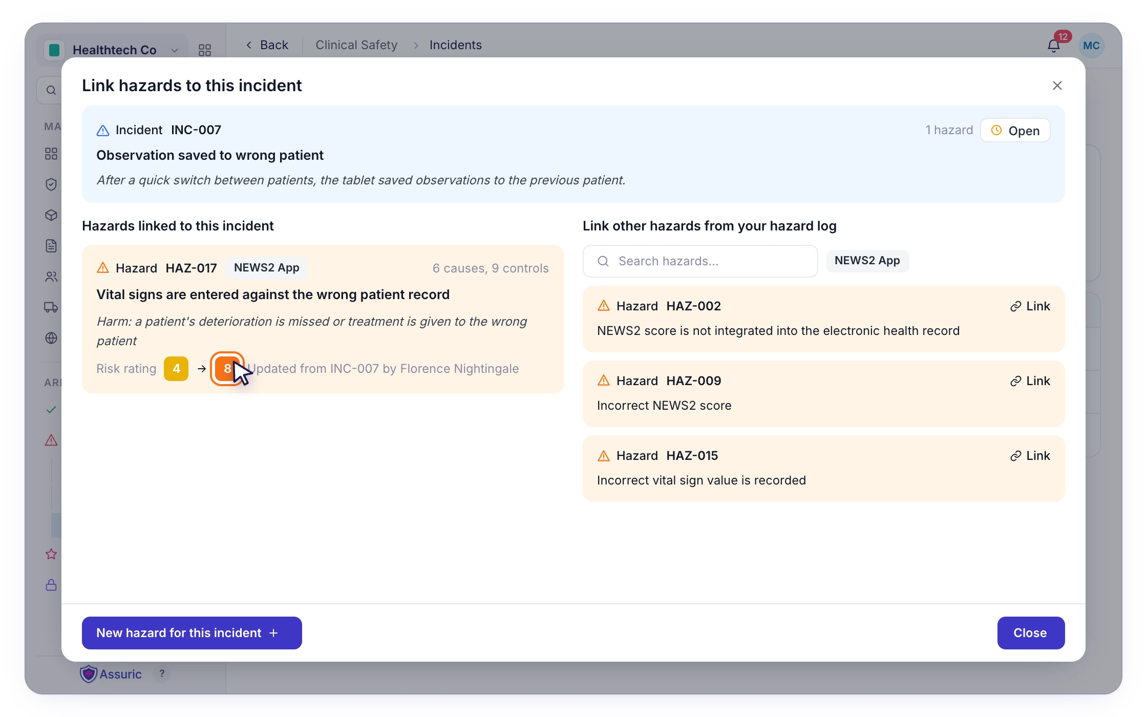 I06 — Incident management