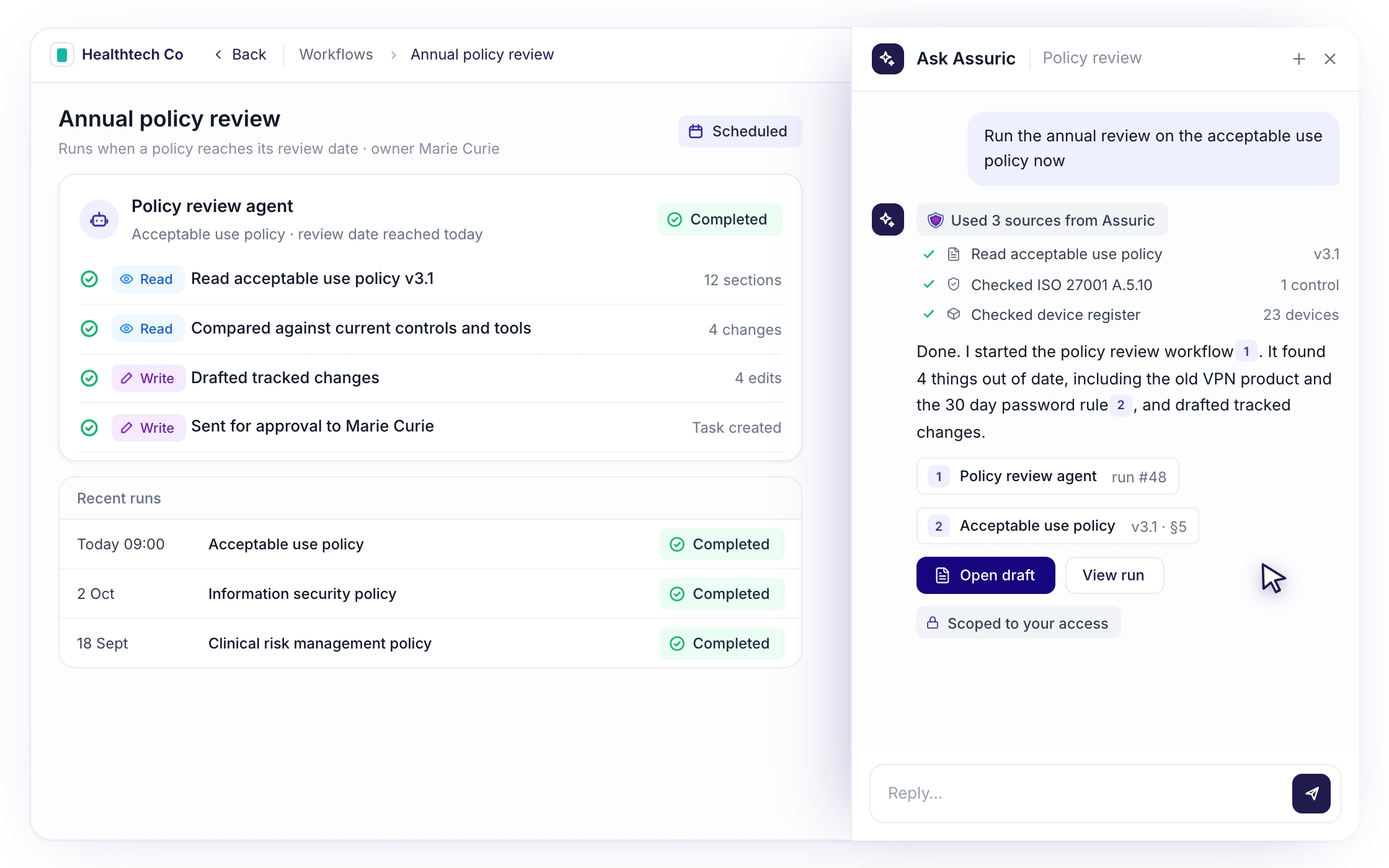 F007: AI and automation that do the busywork