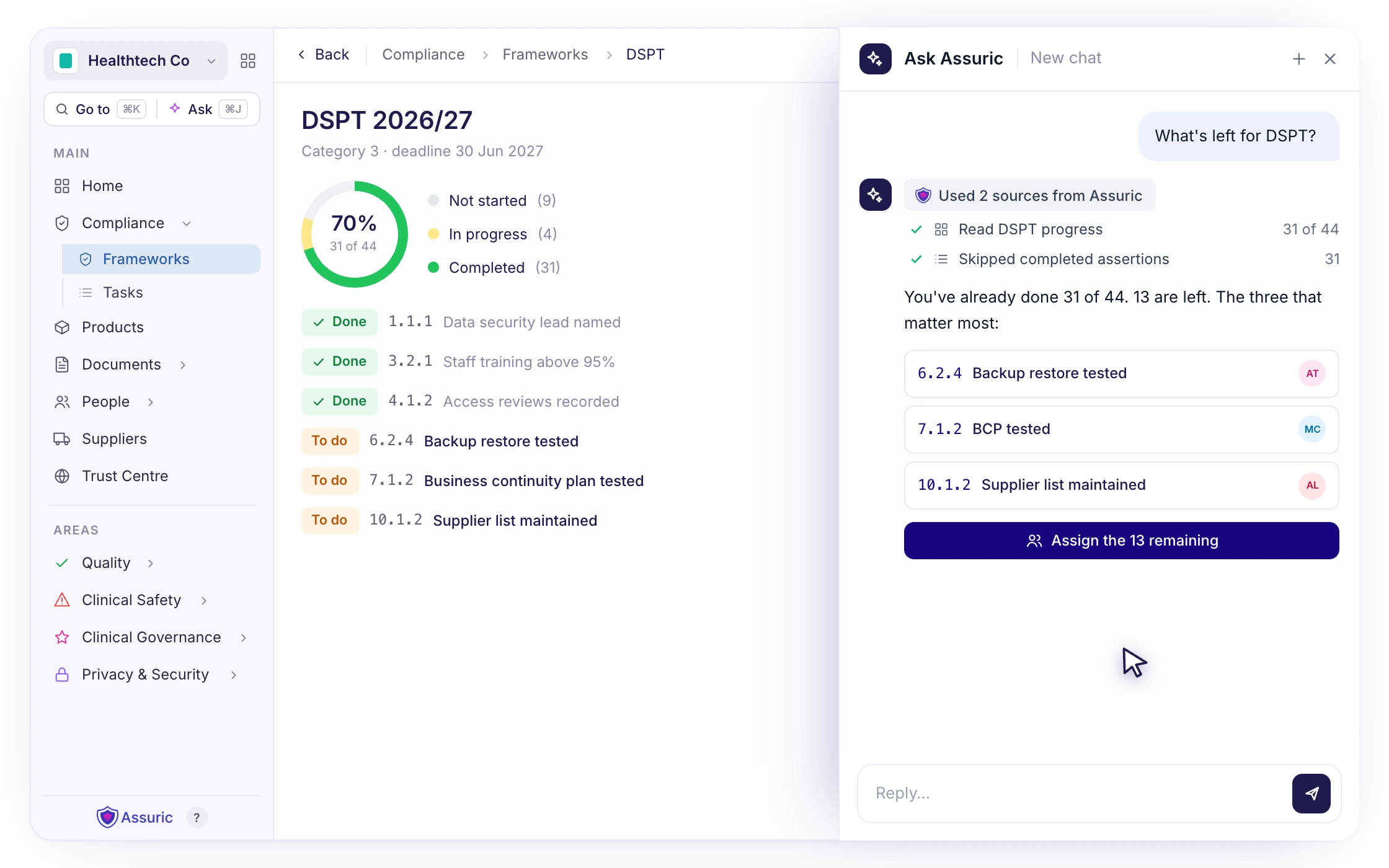 F013: Know what’s missing before anyone asks