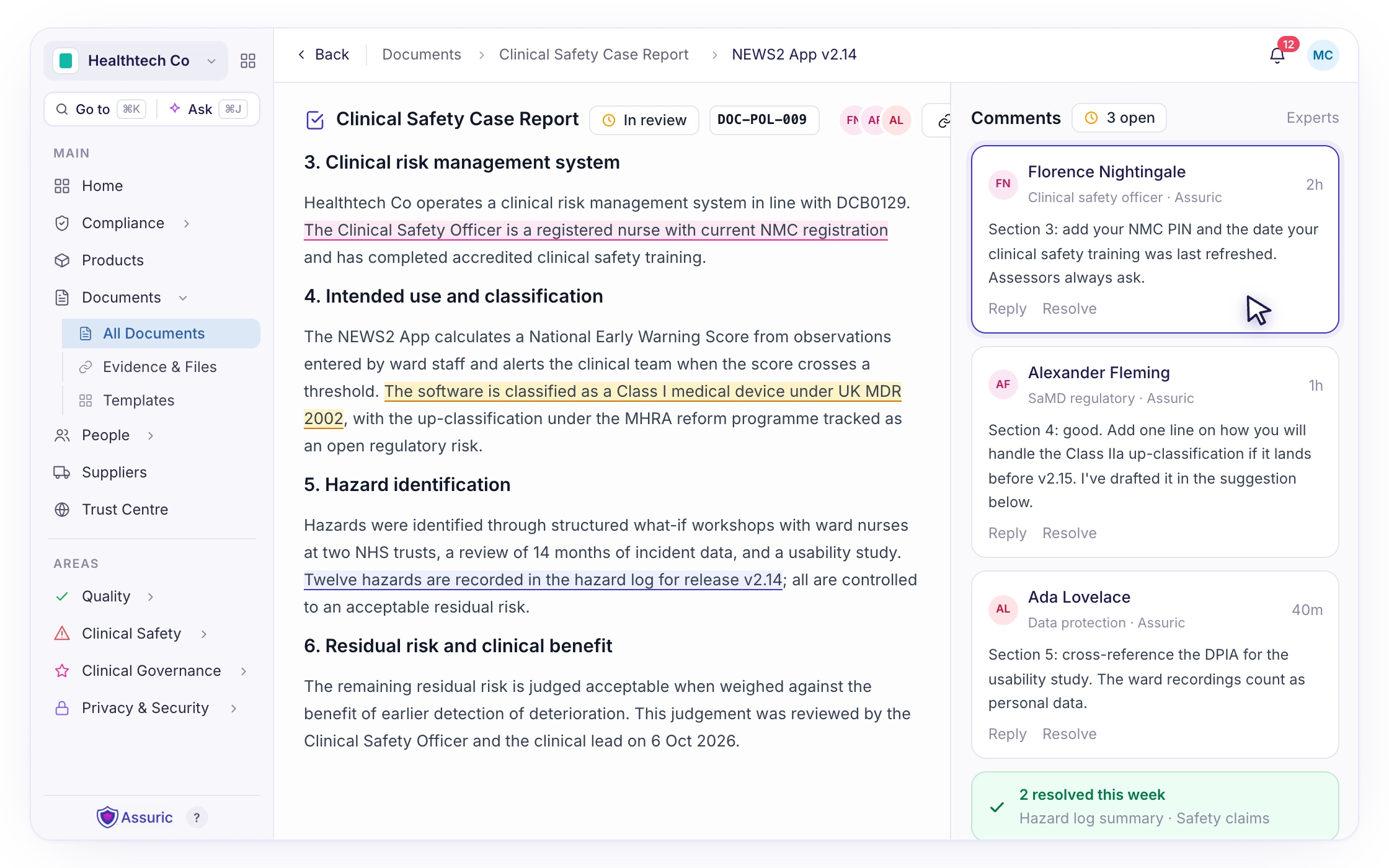 F054: Experts on hand when you need them