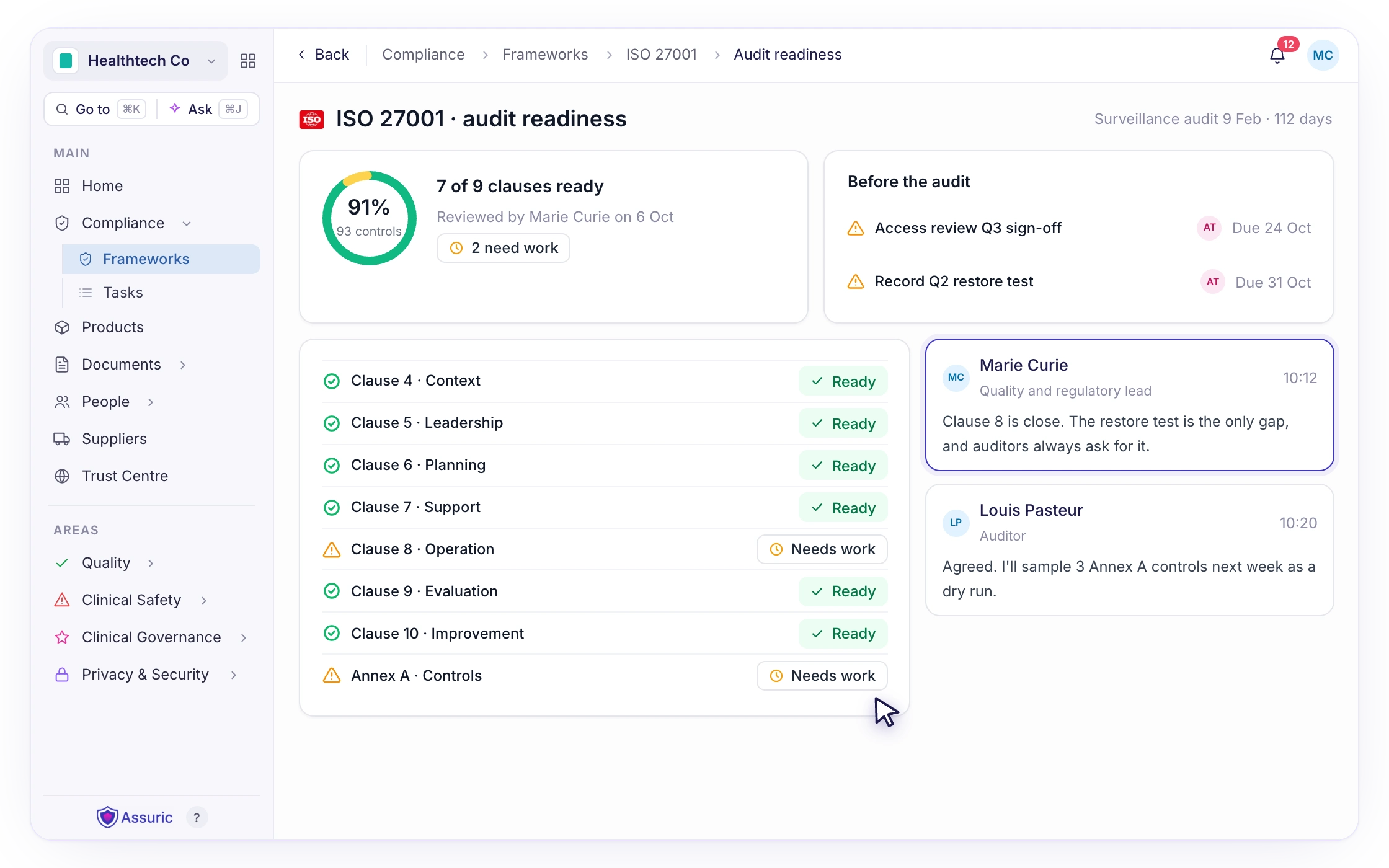 F119: Prepared for every audit