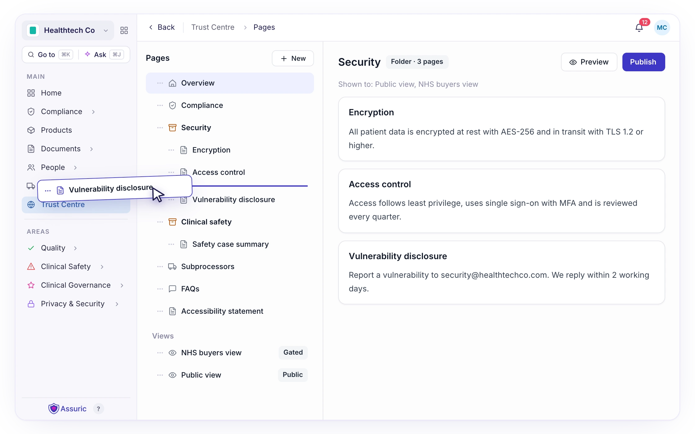 F141: Custom pages, folders and views